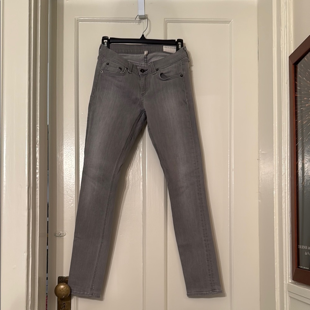 rag & bone Gray Skinny Jeans Modern Fit